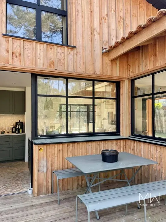Terrace - Luxury Villa with Pool in Lège-Cap-Ferret