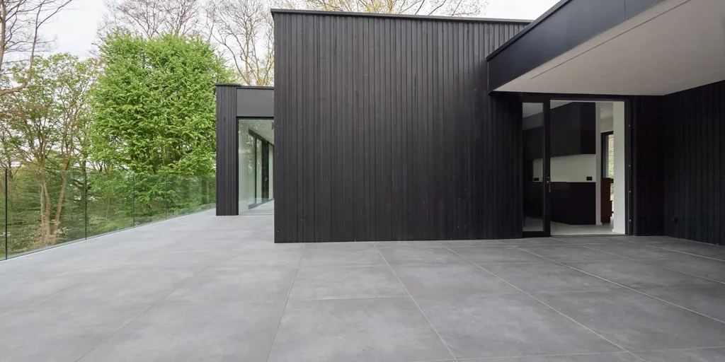 Terrasse - Villa Moderne avec Terrasse de 60 m² à La Hulpe