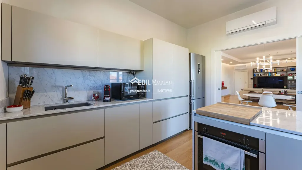 Köök - Luxury Penthouse with Loggia in Modena