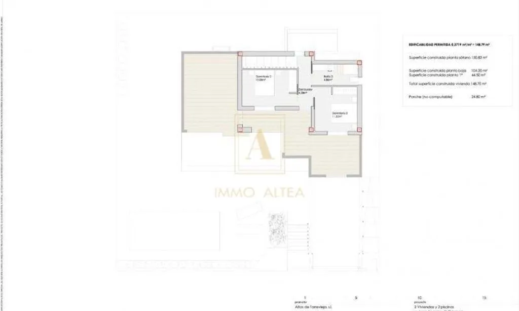 Plan - New Villa with Private Pool in Los Altos
