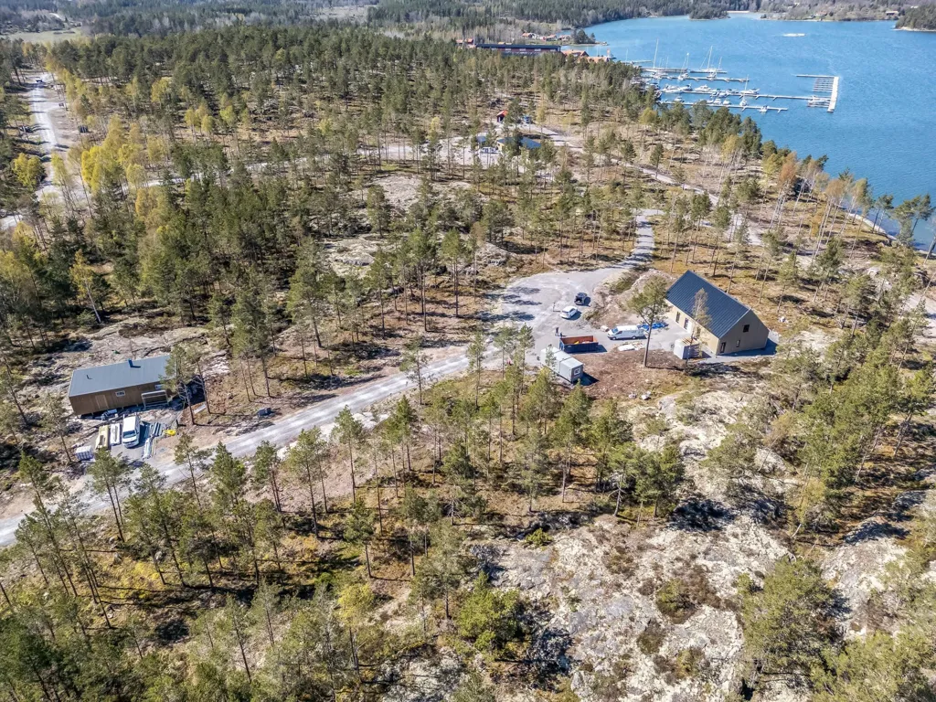 Vue aérienne - Building Plot with Water Access in Gryts Archipelago