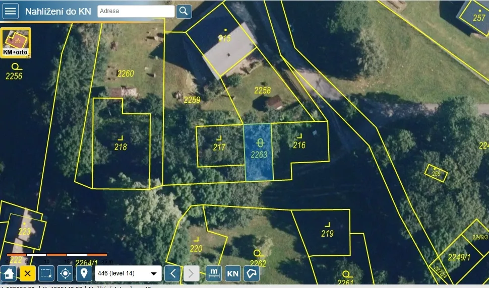 Vista aerea - Building Plot with Waterfront Setting in Malá Morava
