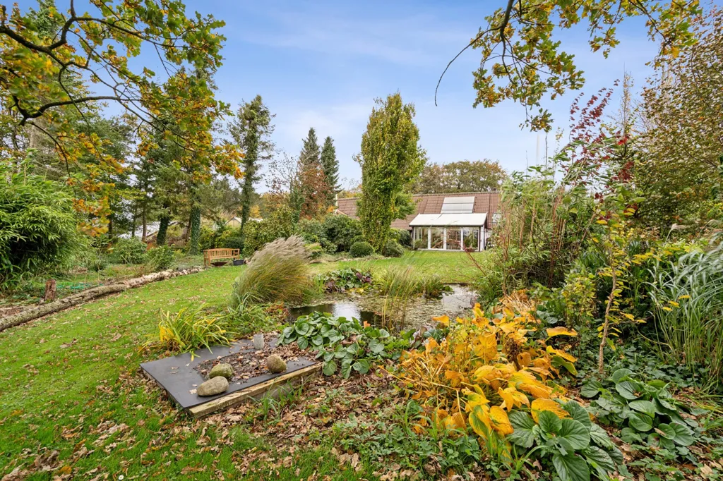 Garden - Rural Villa with Large Garden in Agerskov