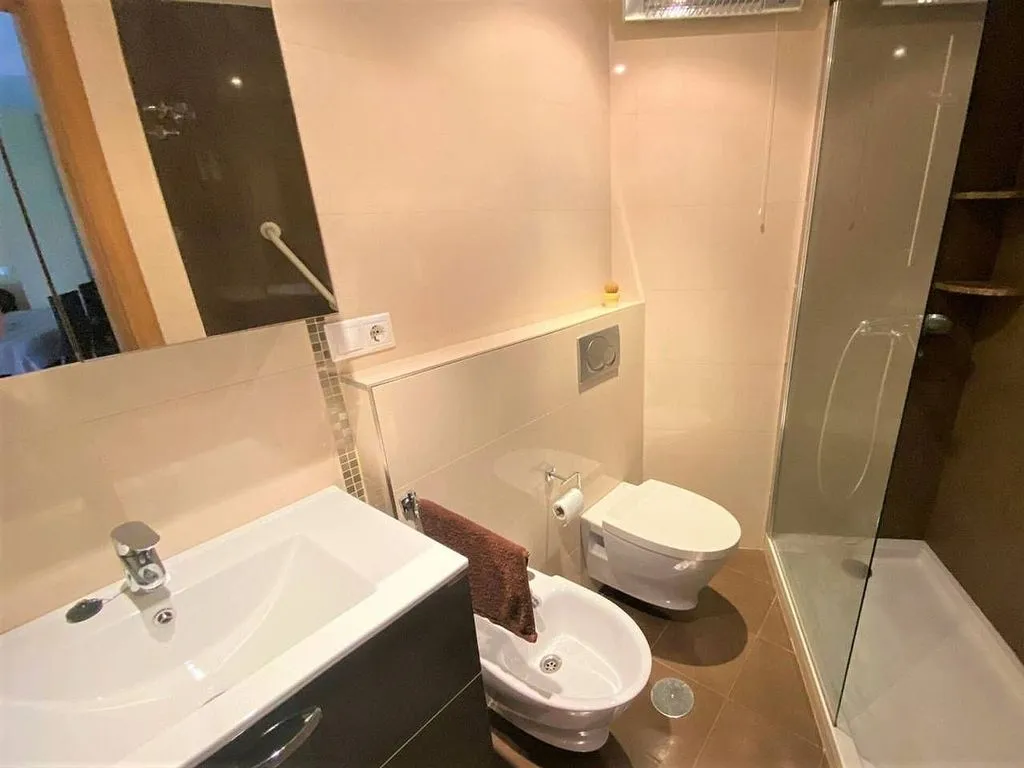 Salles de bain - 1-Bedroom Flat with Pool in Cabo de las Huertas