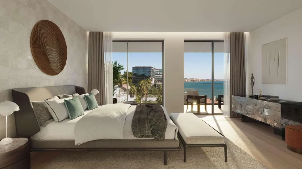 Chambres - 2 Bedroom Apartment with Pool in Cascais