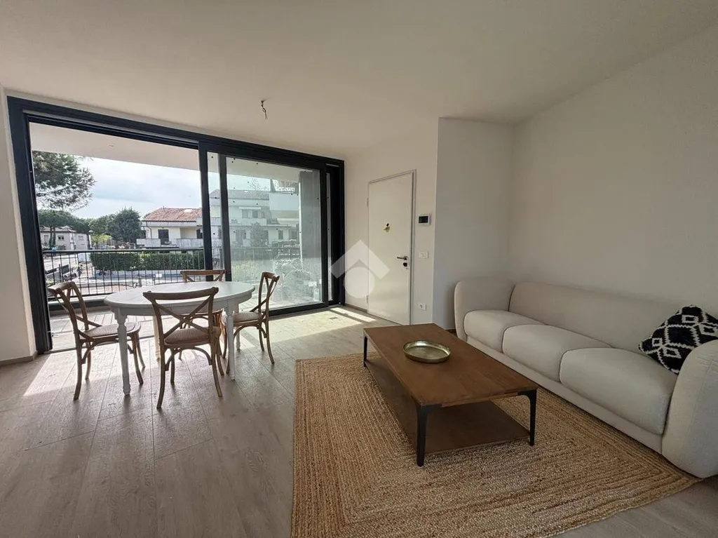 Séjour - Newly Built Apartment with Terrace in Cervia