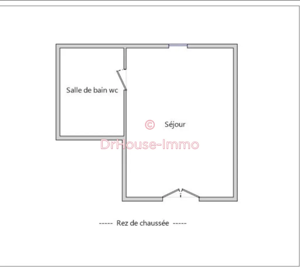 Plan - Appartement avec Terrasse et Parking à Ciboure