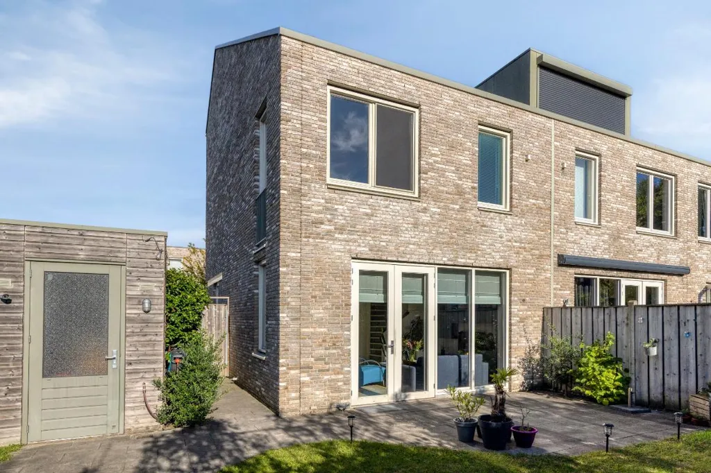 Exterior - Modern Corner House with Garden in Strijp-R, Eindhoven