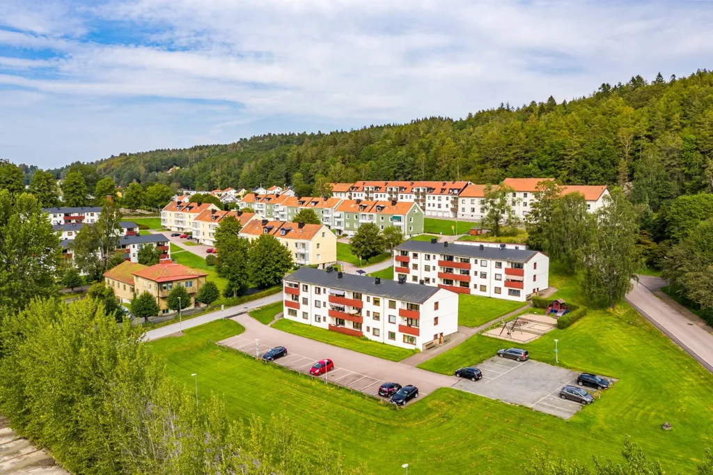 Õhuvaade - Apartment with Garden View in Surte