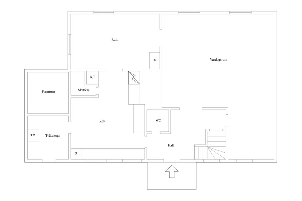 Plan - Charming Farmhouse with Workshop in Salbohed