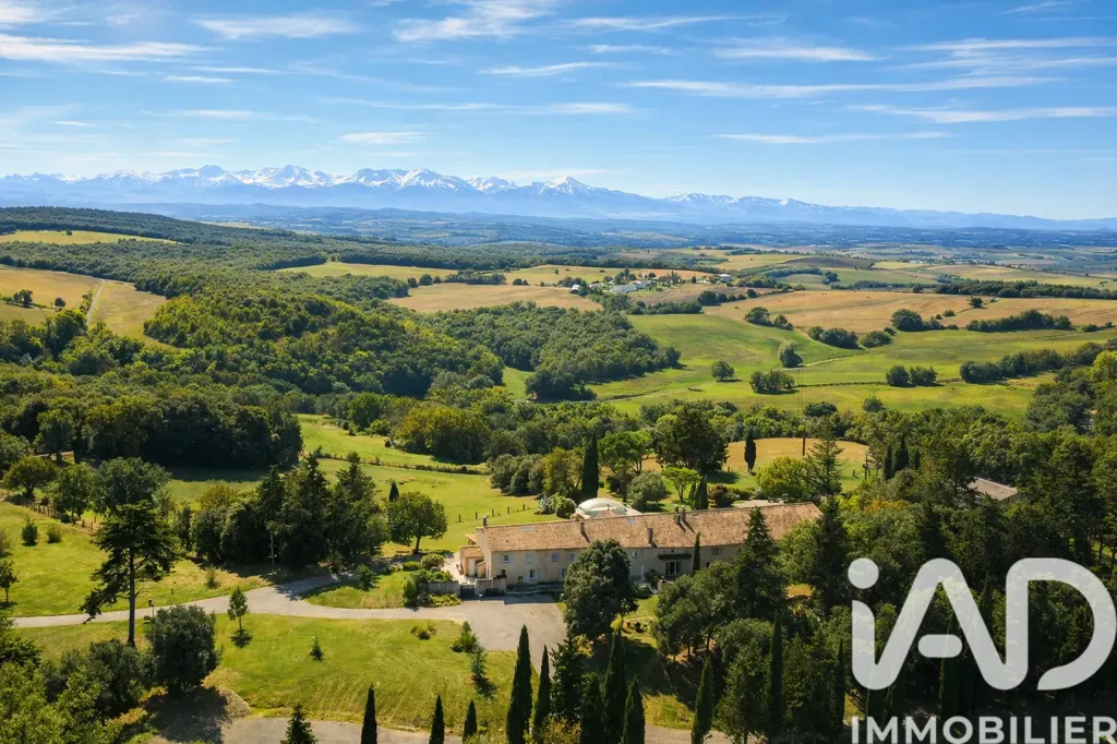 Õhuvaade - 18th Century Estate with Panoramic Views in Aude