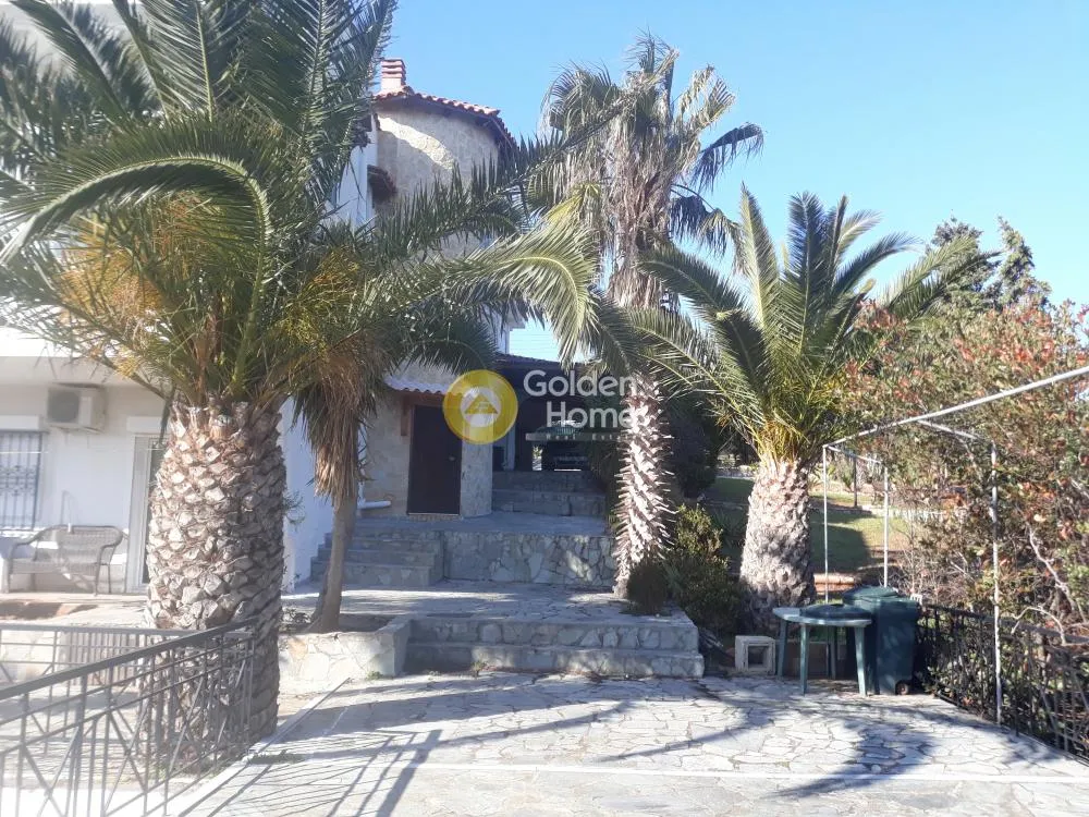Terrasse - Villa with Sea View in Koropi
