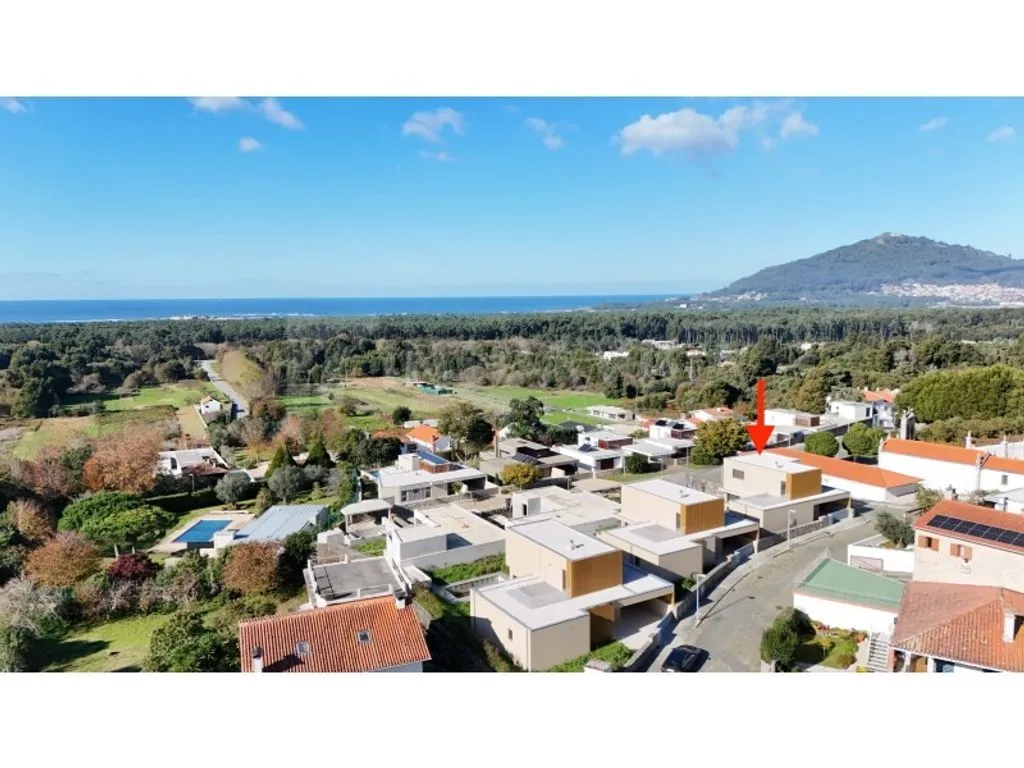 Aerial - Modern Villa with Pool near Caminha