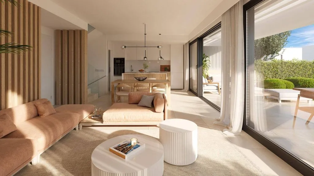 Soggiorno - New Semidetached House with Pool in Estepona
