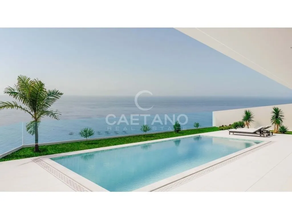 Piscine - Contemporary Villa with Ocean View in Calheta, Madeira