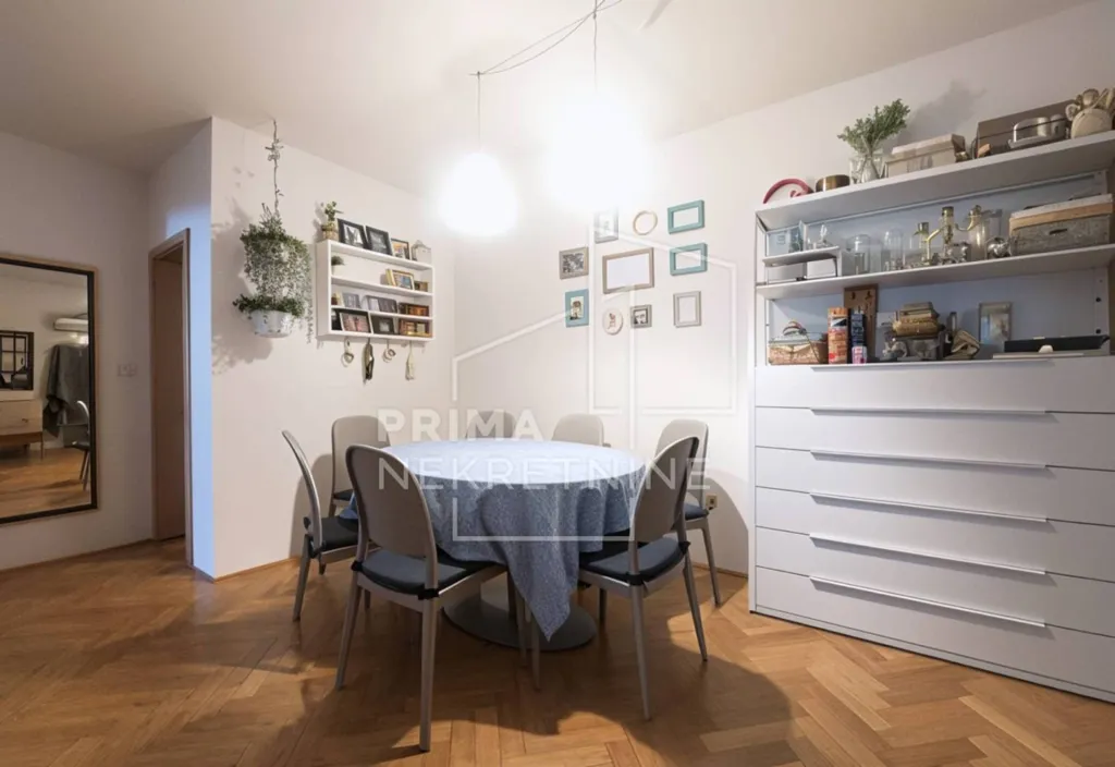 Salle à manger - Two-Bedroom Apartment with Lake View in Zagreb