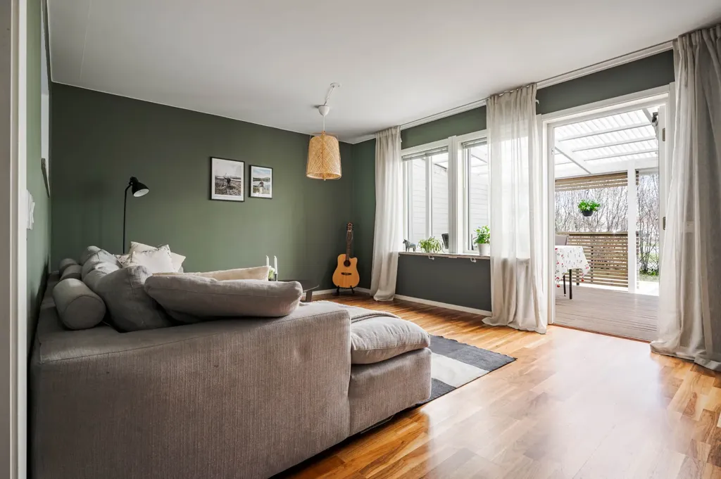 Séjour - Modern Terraced House with Two Balconies in Ås