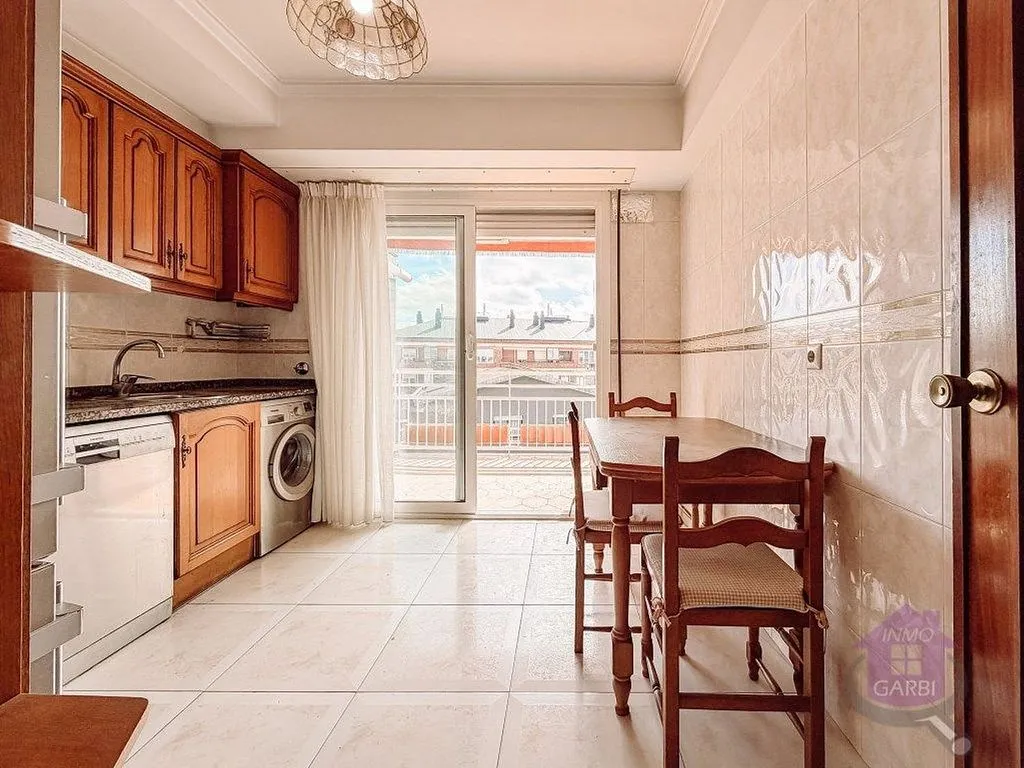 Köök - Bright Flat with Terraces in Santiago Centre