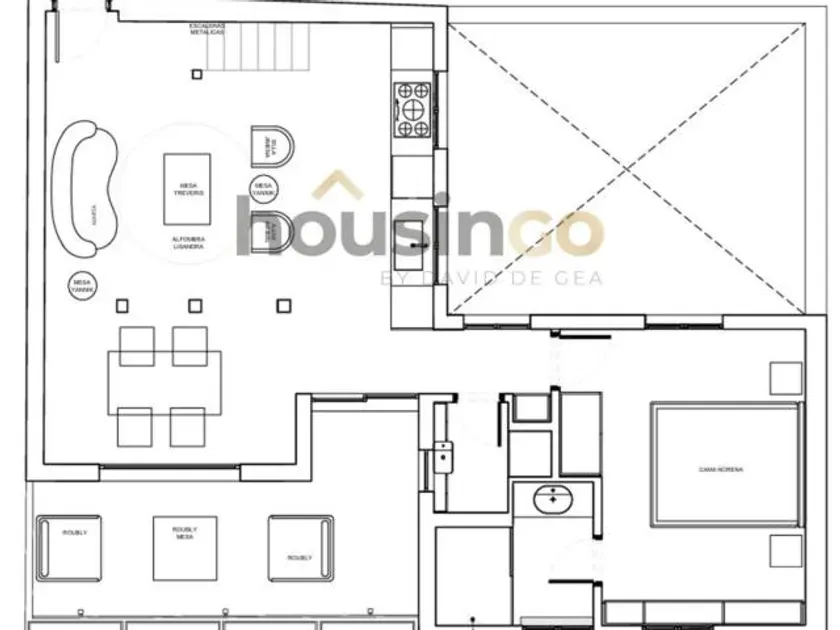 Floor Plan - Modern Penthouse with Central Madrid Views