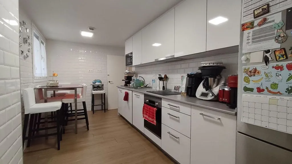Köök - Student Flat with Pool and Terrace in Getafe