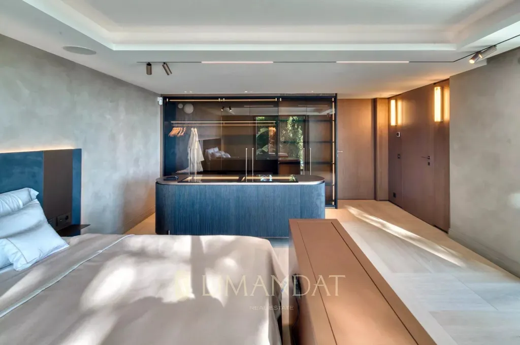 Chambres - Villa de luxe avec vue mer à Cannes