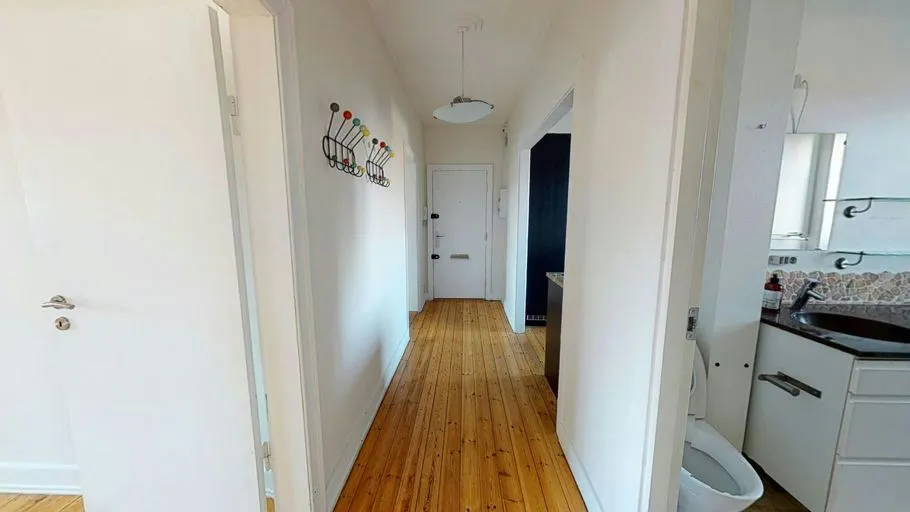 Entrée - Apartment with Balcony in Gentoftegade