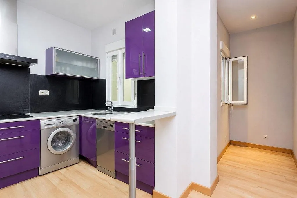 Cuisine - Apartment with Balcony near Atocha, Madrid