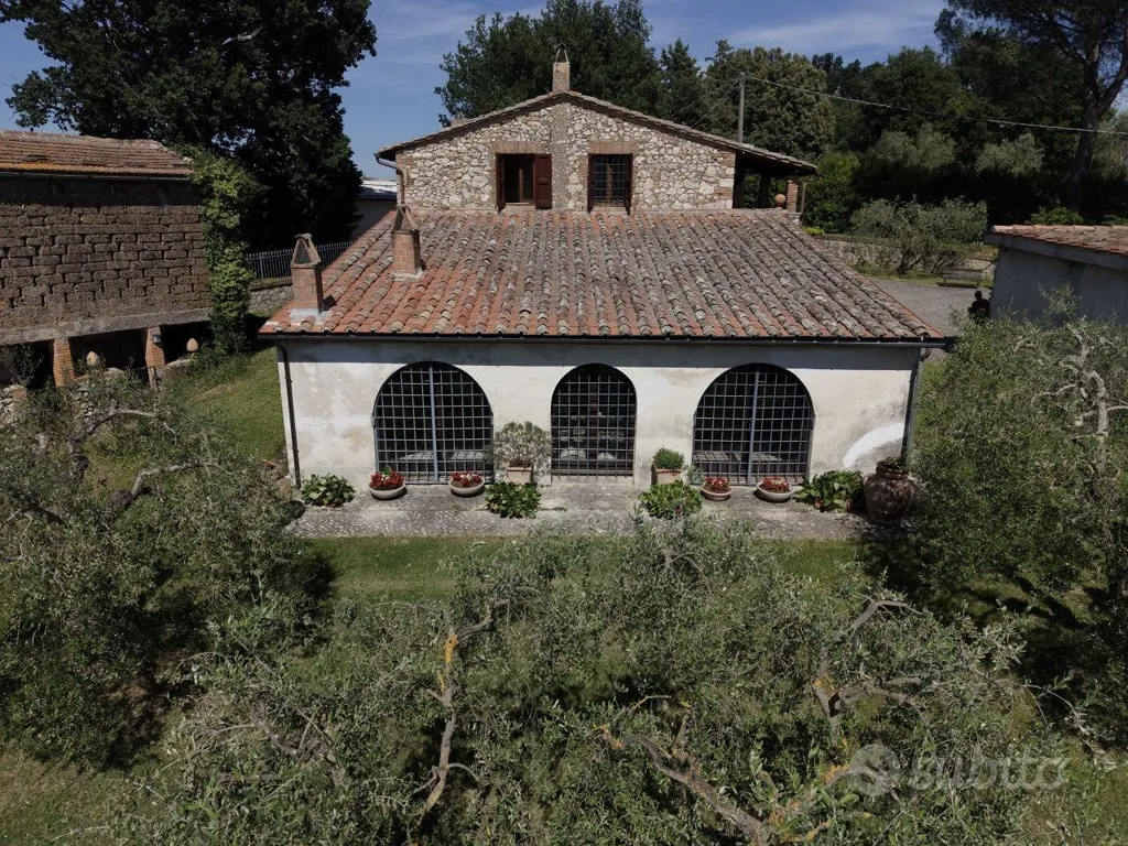 Õhuvaade - Rustic Stone Casale with Panoramic View in Umbria