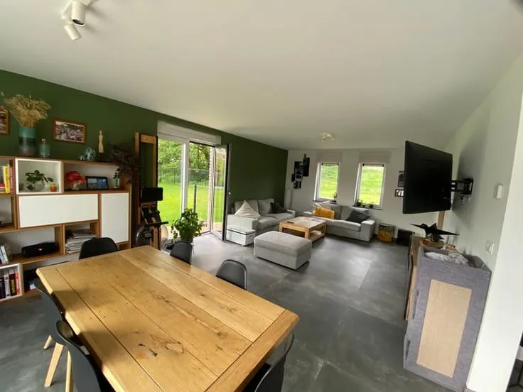 Dining Room - 6-Bed House with Solar Panels in Green Setting