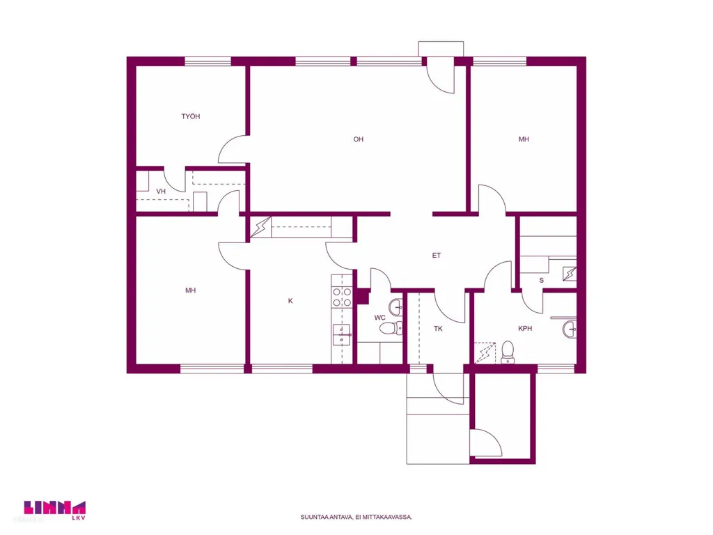 Plaan - Well-Maintained Terraced House with Sauna in Helsinki