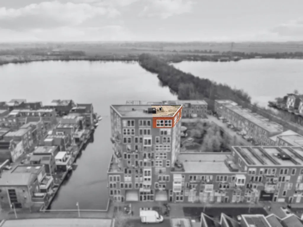 Vue aérienne - Apartment with Panoramic View in Woerden