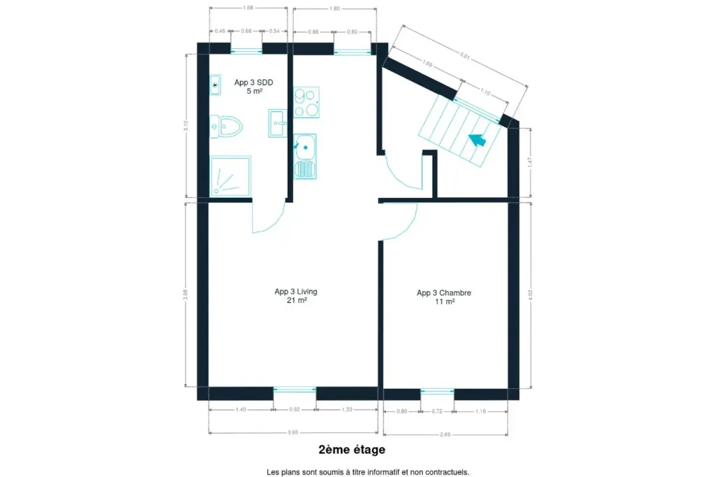 Plan - Maison de Rapport à Proximité du Centre à Arlon