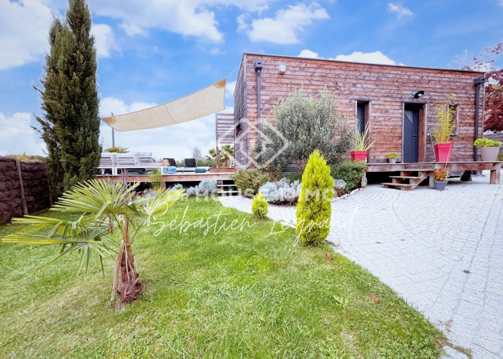 Jardin - Maison en Bois avec Piscine à Bonnetan
