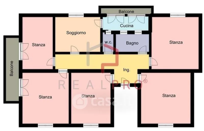 Plan - Spacious Apartment with Balcony in Bolzano