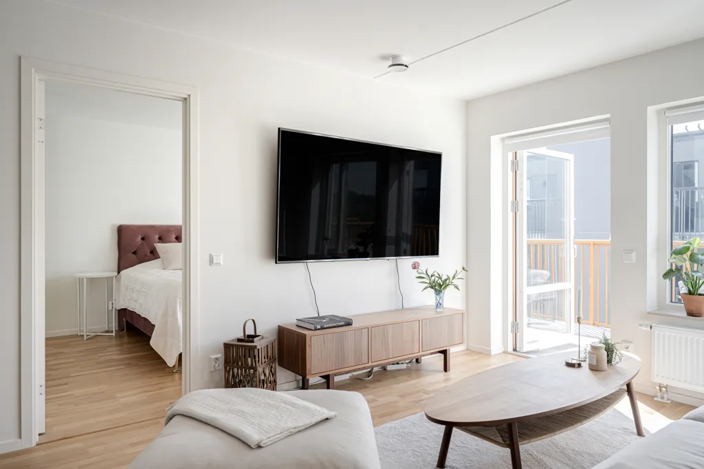Séjour - Apartment with South-Facing Balcony in Skåne