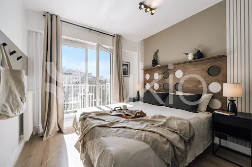 Chambres - Appartement Meublé avec Ascenseur à Paris 15e