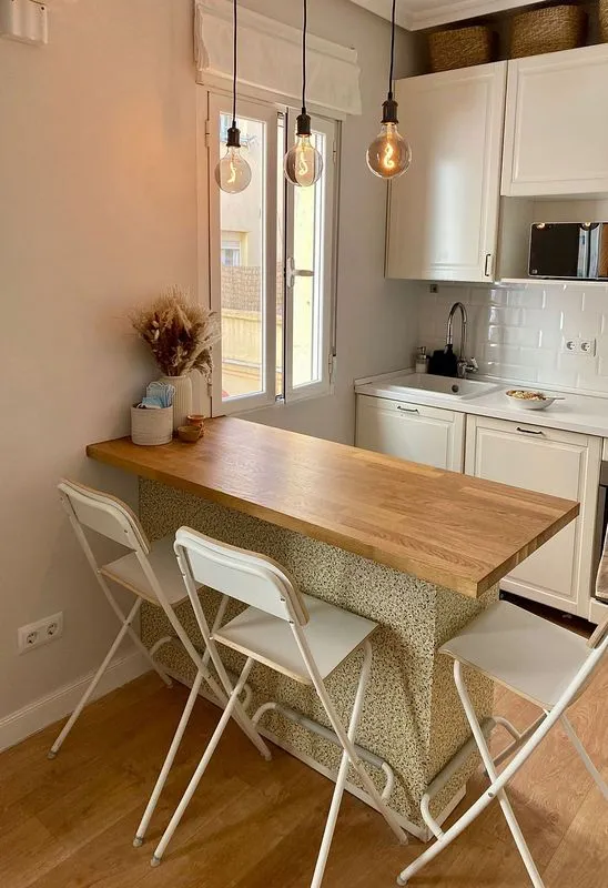Cuisine - Modernised Flat with Patio View in Modesto Lafuente