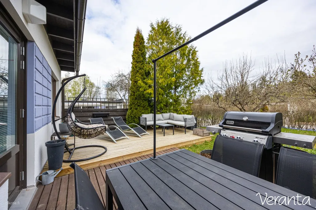 Terrasse - Modernised Apartment with Sauna in Loukonlahti, Pirkkala