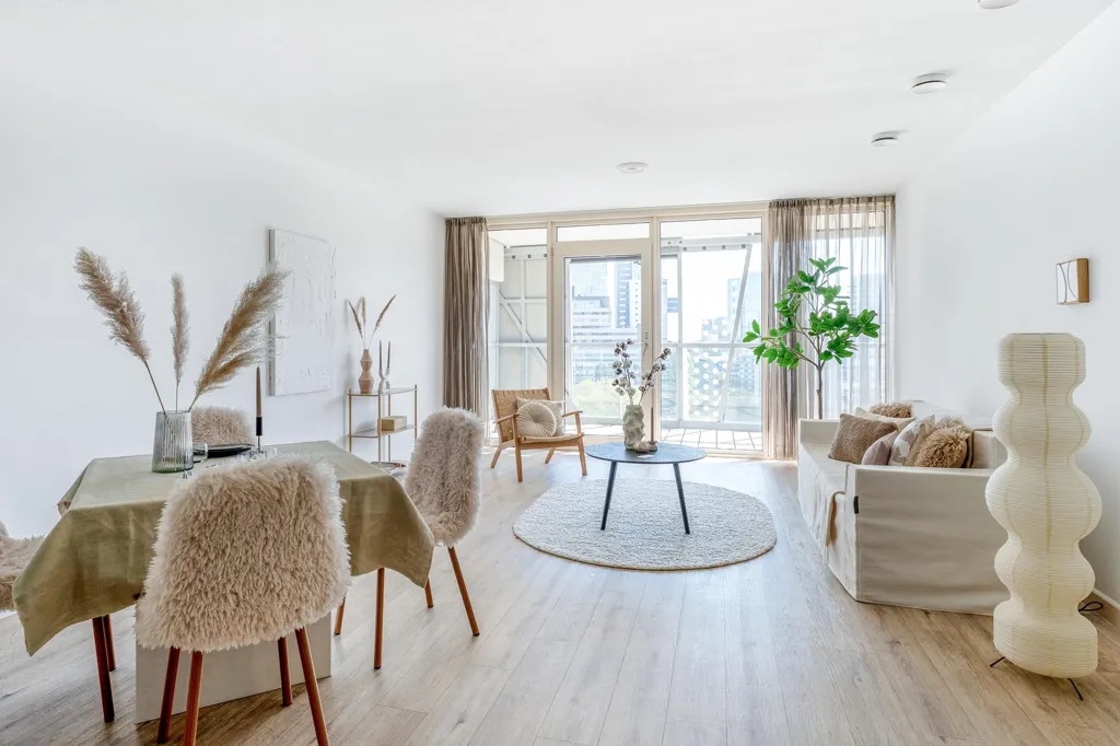 Séjour - Galerie Flat with Skyline View in Rotterdam