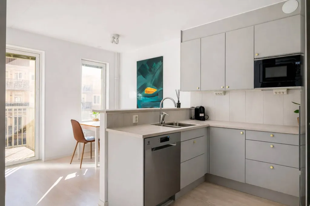 Cucina - 2nd Floor Apartment with Balcony in Täby