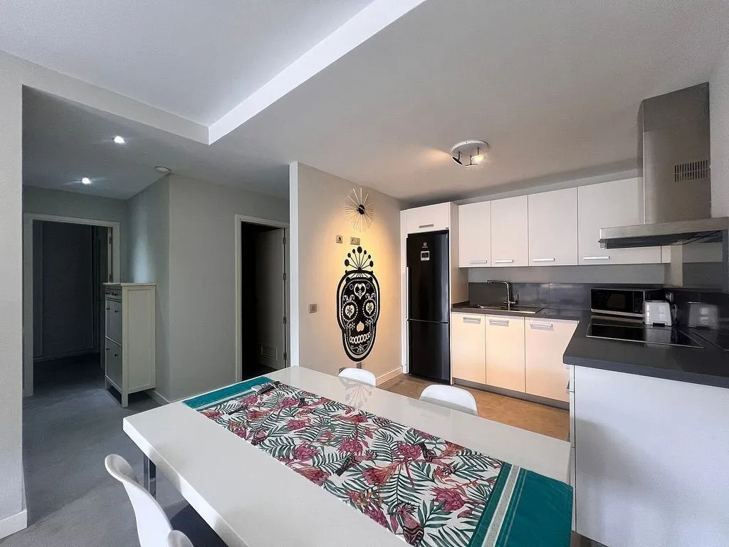 Kitchen - Apartment with Pool in Calle Camelia