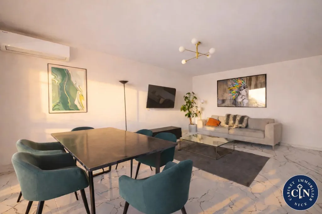 Salle à manger - Appartement avec Vue Mer à Nice Ouest