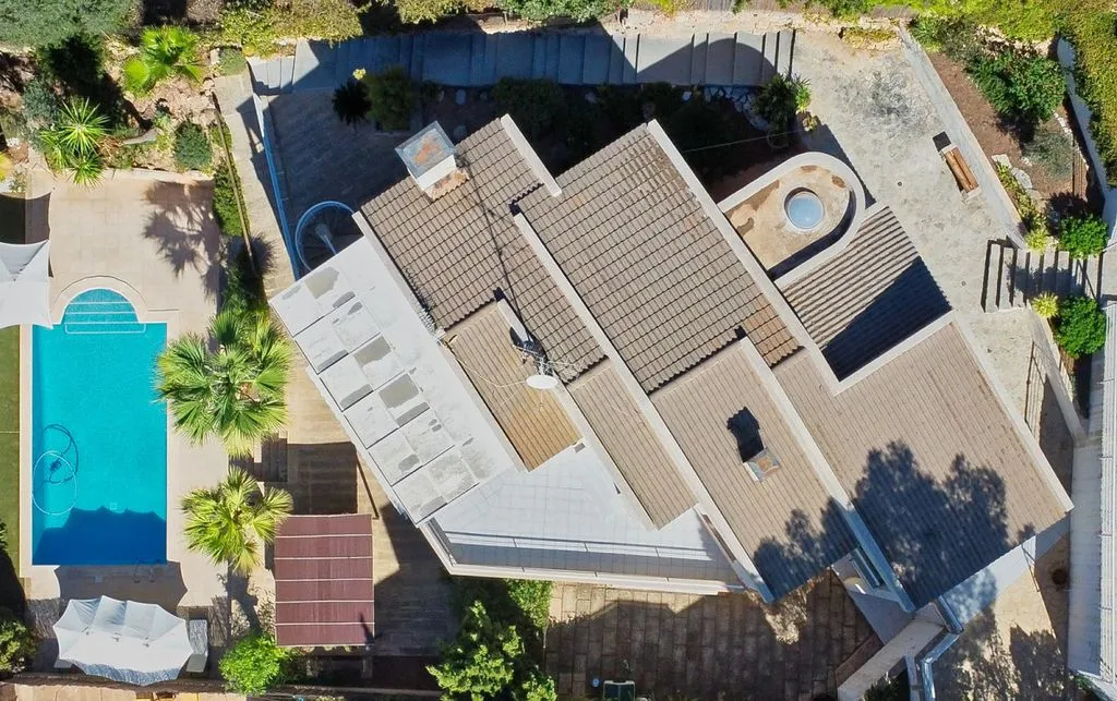 Vue aérienne - Luxury Villa with Sea View in Bendinat