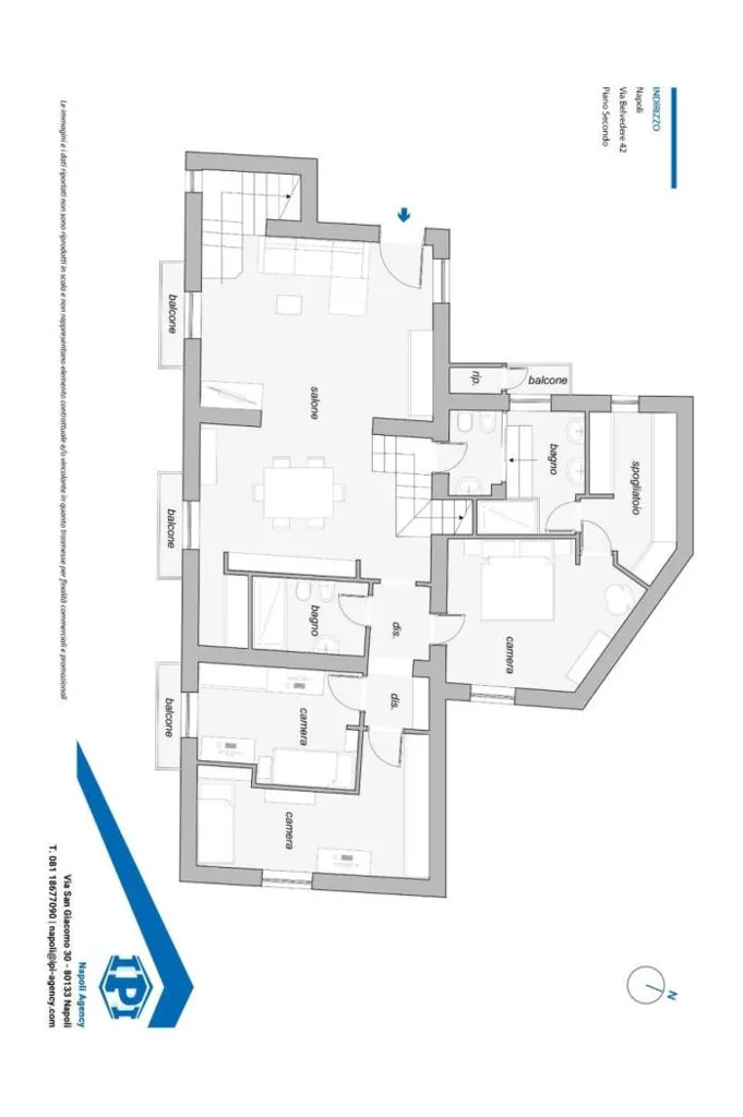 Plaan - Luxury Flat with Terrazzo in Vomero, Naples