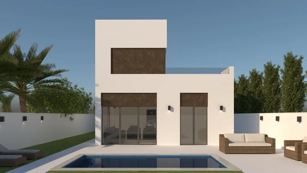 New Villa with Private Garden in Ciudad Quesada