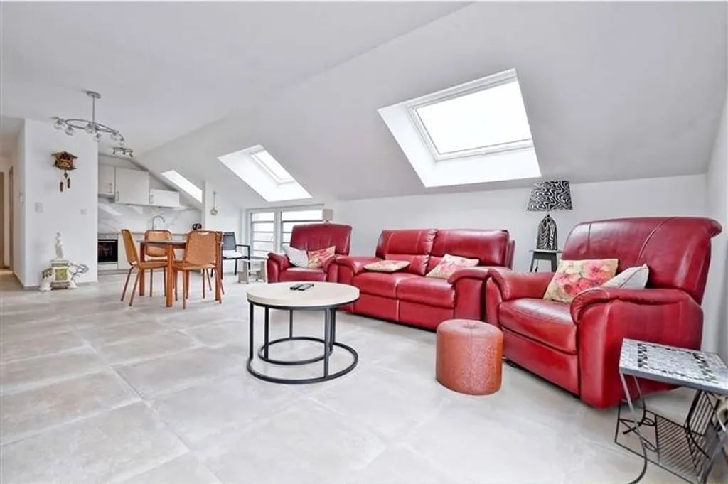 Living Room - Flat with Garden View in Mettet Centre