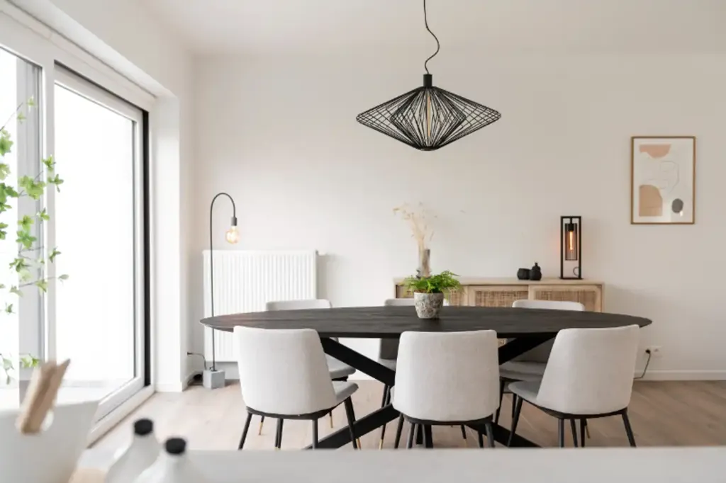Salle à manger - Nouvelle Construction Moderne avec Jardin à Ertvelde