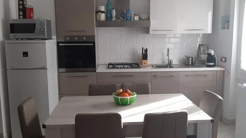 Kitchen - Modernised Apartment with Balconies in Loano