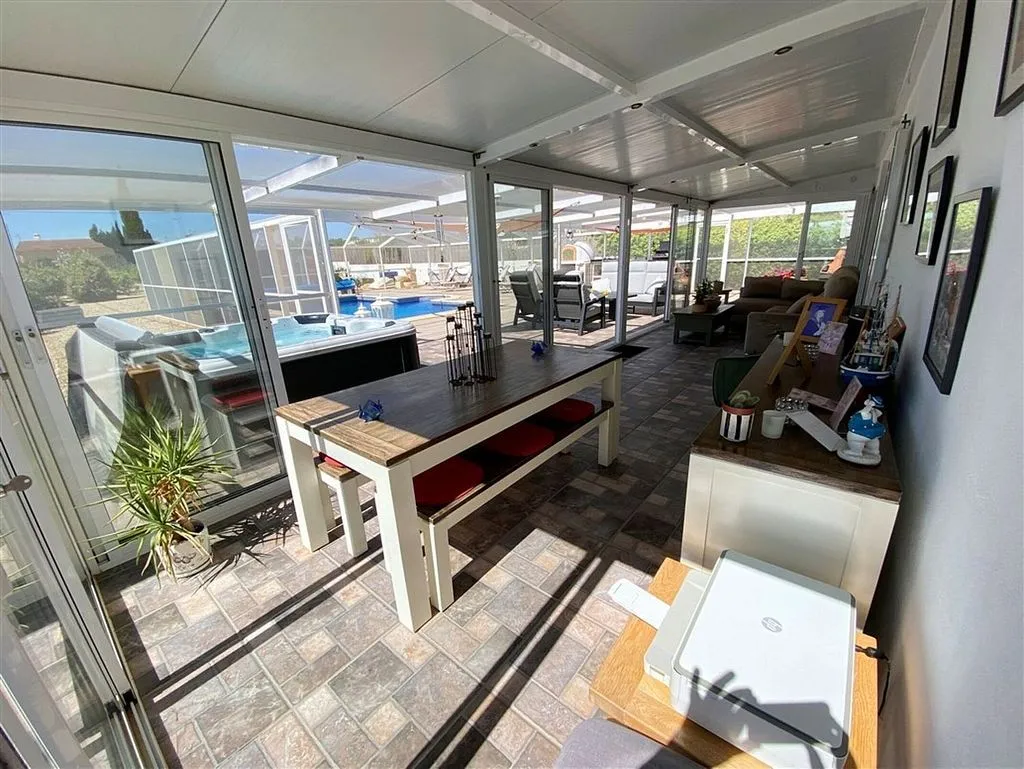 Terrasse - Modern Chalet with Pool and Terrace in Huércal-Overa