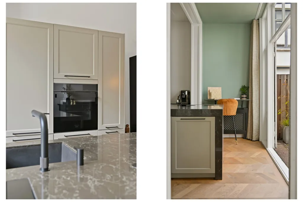Cuisine - Gallery Flat with Water View in Delft